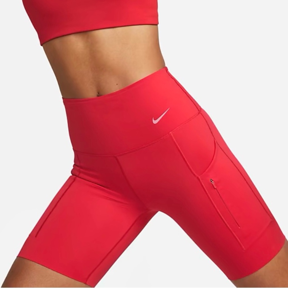 Nike Dri-Fit InfinaLock Shorts. nylon, spandex, & polyamide,-8-inch inseam.
